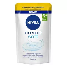 Sabonete Líquido Creme Soft Nivia Refil 200 Ml