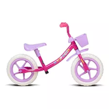 Bicicleta Infantil Balance Push Pink E Lilás - Verden