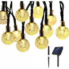 Luz De Natal Pisca Pisca Bola Solar Led Impermeavel Promoção