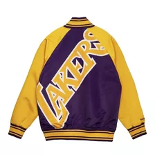 Mitchell & Ness Chamarra La Los Angeles Lakers Big Face 
