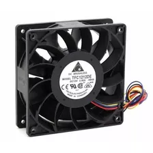 Cooler 12v 120x120x38 Rolamento 3.9a 5500rpm Delta Tfc1212de