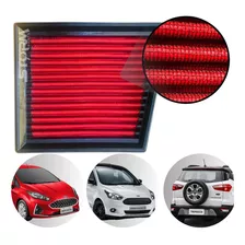 Filtro Ar Esportivo New Fiesta Ka Ecosport 1.5 1.6 Rs Filter