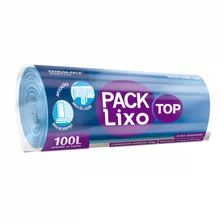 Saco Para Lixo Azul 100l Pack Lixo Top 15 Unidades