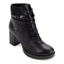 Bota Coturno Mississipi Spikes Feminina Conforto Preto Q7832