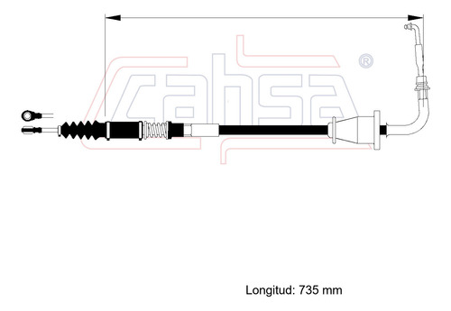 Cable Selector Velocidades Para Plymouth Voyager 1991 3.3l Foto 2