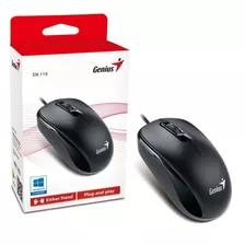 Mouse Optico Genius - Usb. Color Negro