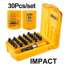 Set 30 Puntas Impacto Para Atornillador Ingco Aksd68303 P G