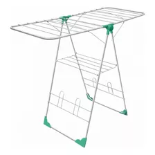 Varal De Chão Grande E Resistente Em Aço Atenas Branco(some)