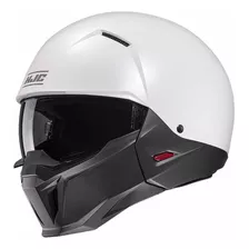 Casco Hjc I20 Blanco Perla Y Negro Convertible