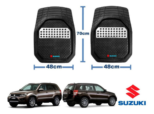 Tapetes 4pz Charola 3d Logo Suzuki Grand Vitara 2006 A 2015 Foto 2