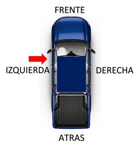 10-18 Volkswagen Saveiro Cilindro Puerta Delantera Con Llave Foto 6