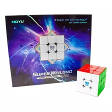 Cubo Rubik 3x3 Moyu Super Weilong 8-m Maglev Ball Core Uv