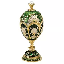 The Petroika Larissa Faberge Style Huevo Esmaltado Cole...