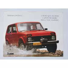 Lada Niva - Folder Catálogo Folheto Original