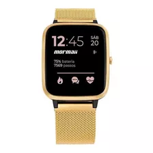 Smartwatch Mormaii Life Bluetooth Molifeam/7d Dourado