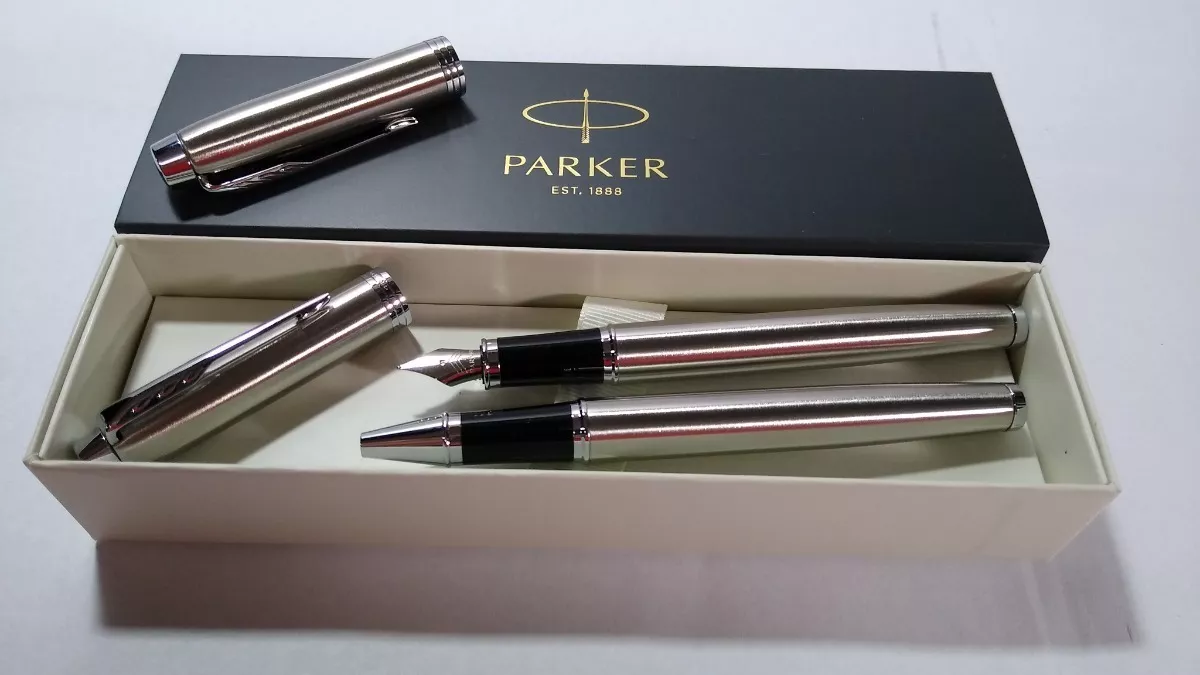 Pluma F Y Roller Parker Im Essential Stainless Steel Ct