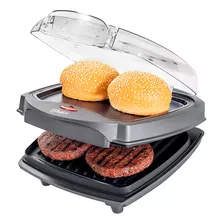 Grill Elétrico Burguer Oster 2 Em 1 Com Estufa 127v