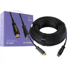 Cabo Hdmi Fibra Óptica 4k Fk784c 40m Fortrek