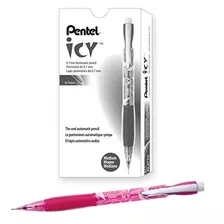 Pentel Icy Mechanical Pencil 0.7mm Tinted Pink Barrel