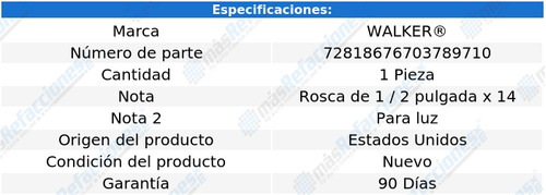 Sensor Temp Refrigerante Para Gmc Sprint V8 6.6l 1976 Walker Foto 6