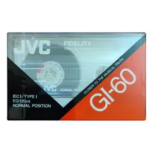 Cassette Audio Jvc G1-60an 60min Casete Cinta Virgen Blanco