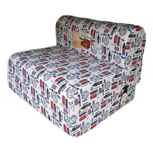 Sillón / Sofá Cama 65 Cm London Chico D18 Incal