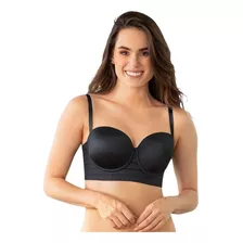 Brasier Leonisa Bustier Support Strapless Negro 36-b