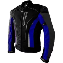 Chamarra Para Moto Immortale Confort Z Azul/ Negro