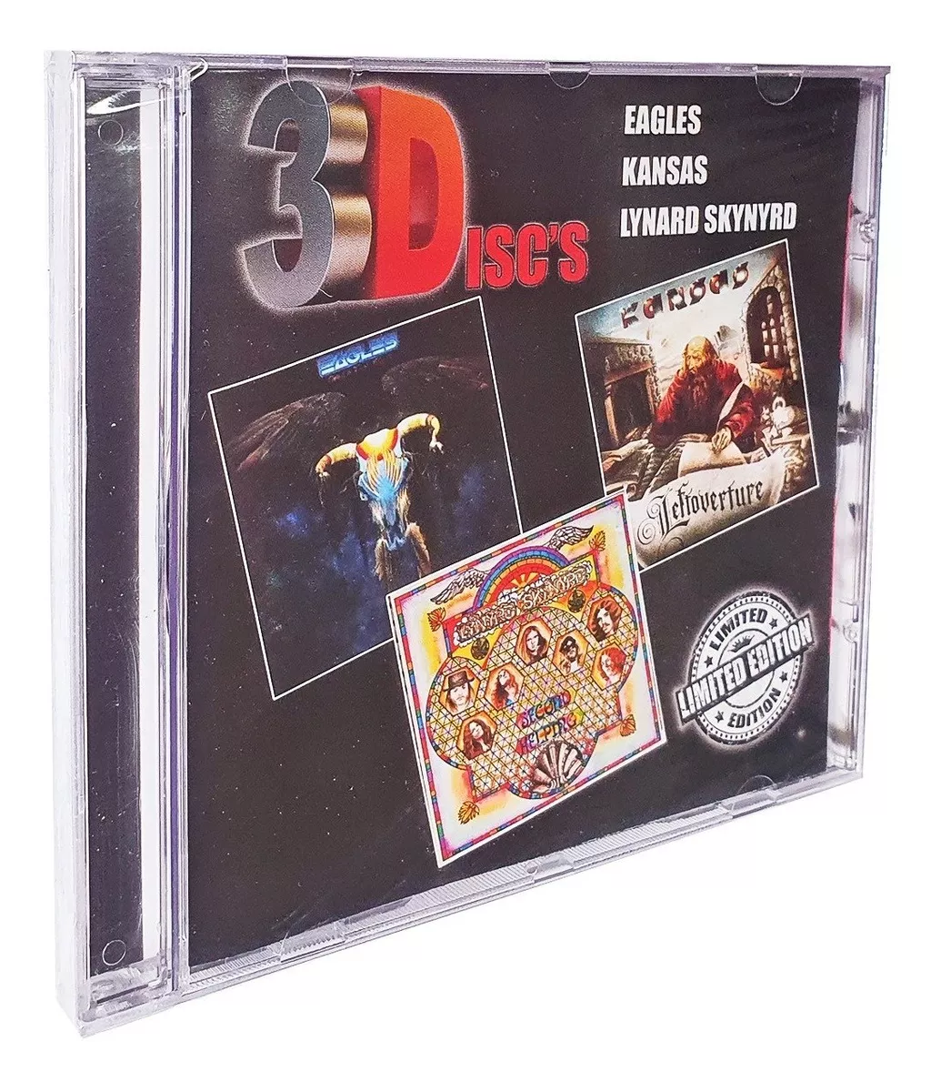 Cd Eagles Kansas Lynard Skynyrd 3disc's Greatest Hits Novo