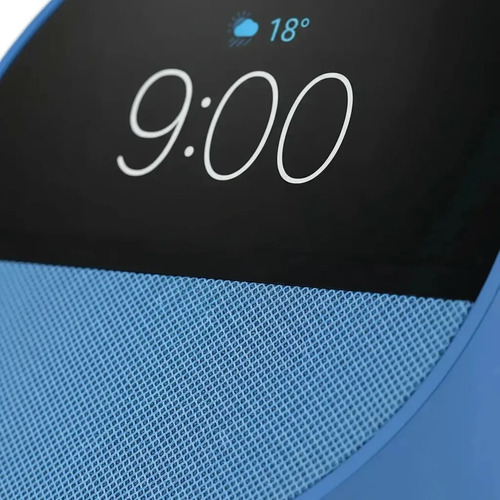 Amazon Echo Spot Bocina Inteligente 2024 Color Azul Acero Azul Acero