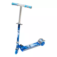 Scooter Infantil Musical Con Luces - De Aluminio 100kg Azul