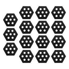 15x Almohadillas De Tracción Hexagonales Para Tablas Negro