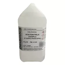 Acetonitrile 5 Litros Dinâmica Solvente De Excelência