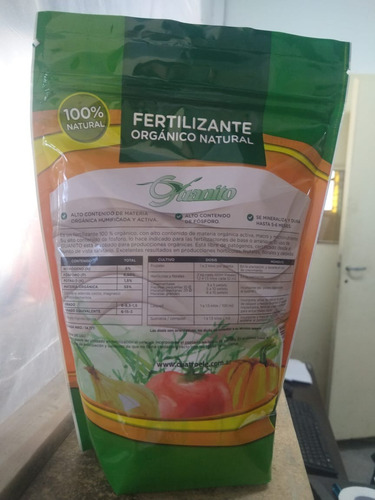 Fertilizante Organico Guanito 1 Kg 