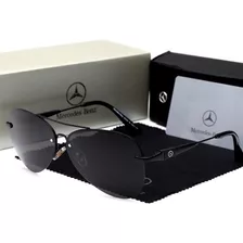 Óculos De Sol Mercedes-benz Alta Qualidade Uv400 Cor Preto
