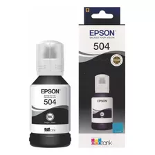 Tinta T504 Epson Preta L6161 L4150 L4160 L6191 L6171 T504 