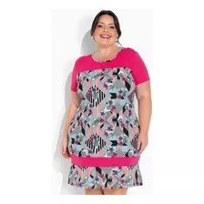 Vestido Gode Midi Plus Size Extra Grande Evangélico 44 A 54