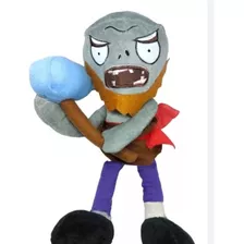 Personajes Peluches De Plantas Vs Zombies Con Gorra 27 Cm