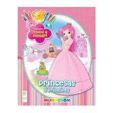 Colección Todos A Pintar 4 Libros, Princesas-hadas-castillos