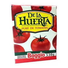 Puré De Tomate De La Huerta Baggio X 530gr Pack X 12u