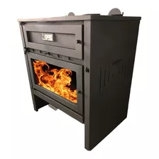 Salamandra Con Horno Lepen Horno 27000 Gris