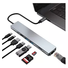 Multifunción Usb-c 8in1 Portátil Dock Station Convertidor U