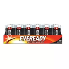 Pila Eveready Tipo D Grande Carbon Zinc Charola Pack X 12 