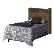  Cabeceira De Cama Box Cambel Móveis Melissa 1 Corpo 95cm X 121cm Castanho Wood