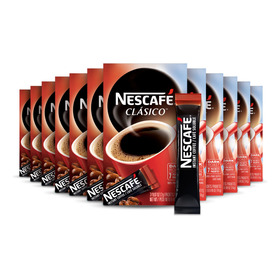 Nescafe Clasico, Caf Instantneo Tostado Oscuro, 12 Cajas (84