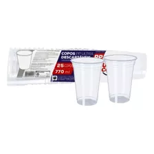 Copo Pp Ultra Transparente Liso 770ml 