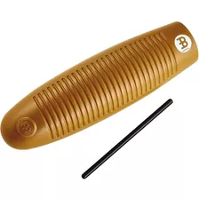 Meinl Gu9 Guiro De Fibra De Vidrio Con Raspador Percusión Color Cafe