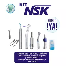 Kit Nsk Turbina Luz Led + Cavitron / Incluye Rotor Repuesto 