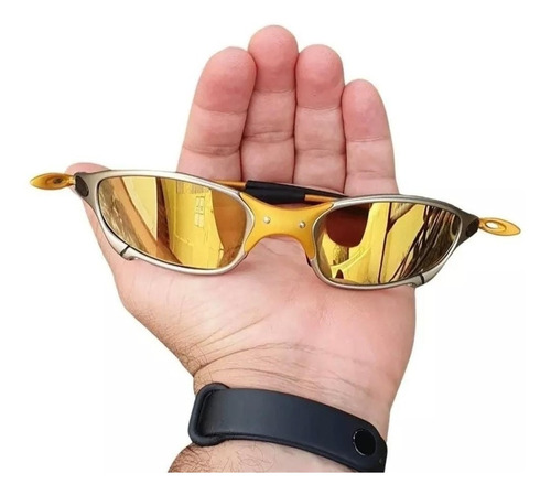 Óculos De Sol Juliet Xmetal Lente Black + Sideblinders - Kit Preto