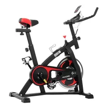 Bicicleta Ergométrica Para Spinning Mecanica 6kg Pace2000 Odin Fit Cor Preto/vermelho